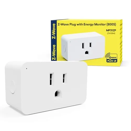 Zwave Plug, 800 Series with Energy Monitoring, Power Meter Z-Wave Outlet Switch, Z-Wave hub Review: Tested and Rated