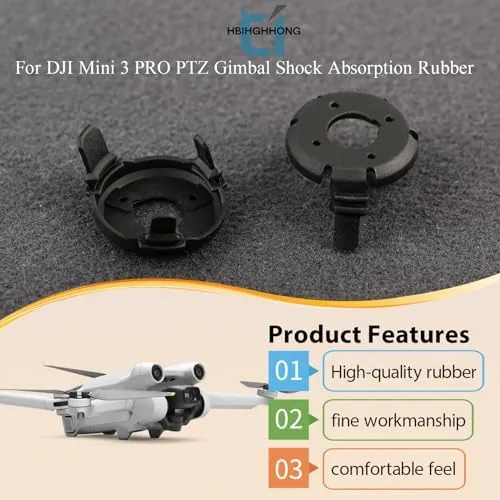 Close look at the Replacement for DJI Mini 3 Gimbal Shock Absorption Rubber for build quality