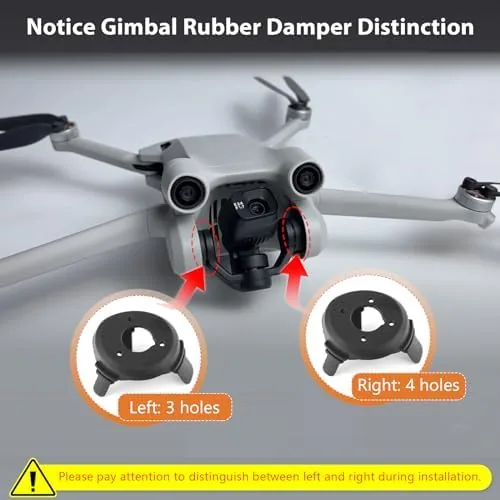 The Replacement for DJI Mini 3 Gimbal Shock Absorption Rubber for in real use