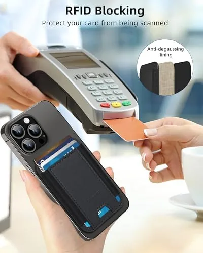 The HiWe for MagSafe Wallet, 7 Cards Holder, RFID Blocking, Stronger in real use