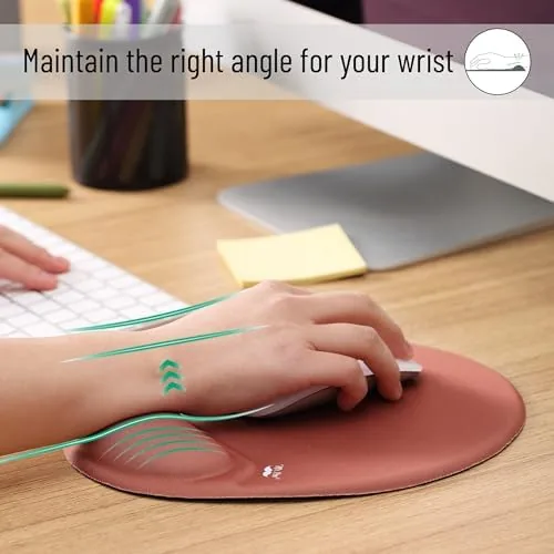 Close look at the Mr. Pen- Ergonomic Mouse Pad with Wrist Rest | Breathable build quality
