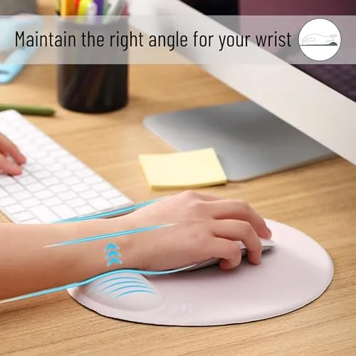 Close look at the Mr. Pen- Ergonomic Mouse Pad with Wrist Rest | Breathable build quality