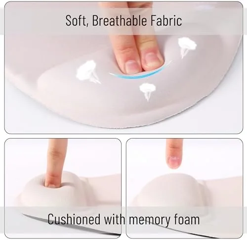 The Mr. Pen- Ergonomic Mouse Pad with Wrist Rest | Breathable in real use