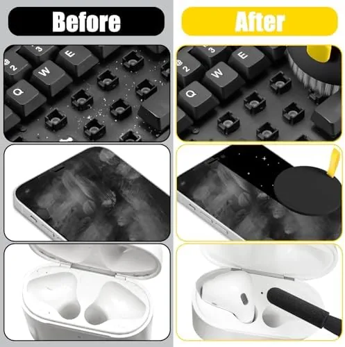 Another view of the walrfid Laptop Phone Screen Cleaner Kit, Computer Keyboard Brush Cleaning