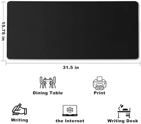 Close look at the 31.5" x 15.7" Waterproof Fabric Desk Pad Large Mouse Pad build quality