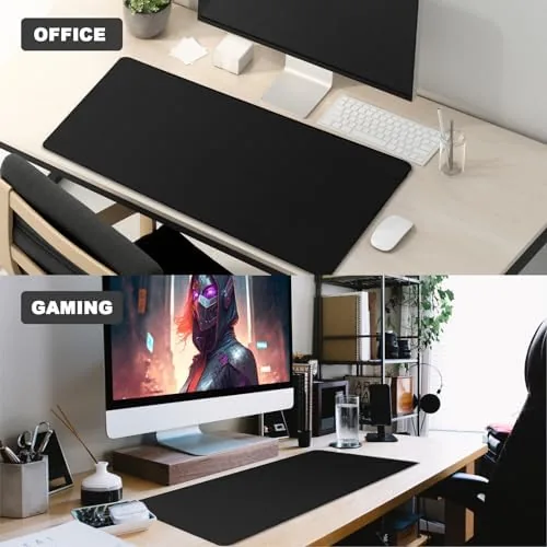 Testing the 31.5" x 15.7" Waterproof Fabric Desk Pad Large Mouse Pad over two weeks