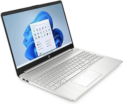 Close up of the HP 15 keyboard and numeric keypad