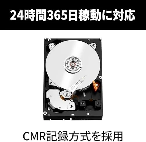 A completed home NAS build using the WD Red Plus drives