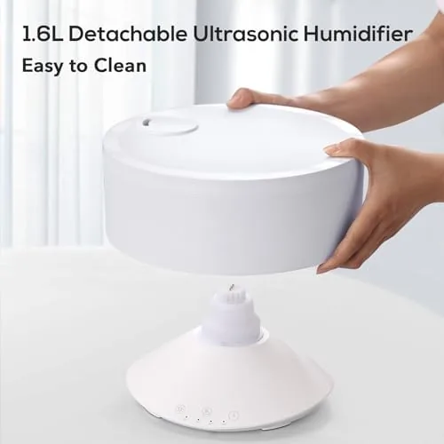 Close look at the Humidifiers Easy to Clean,Essential Oil Diffuser, Colorful Night Light,Ultrasonic Top build quality