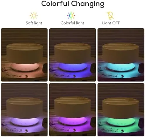 The Humidifiers Easy to Clean,Essential Oil Diffuser, Colorful Night Light,Ultrasonic Top compared in context
