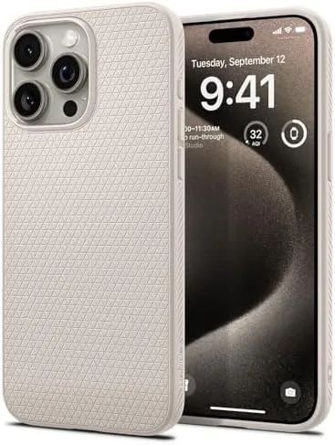 Spigen Liquid Air Designed for iPhone 15 Pro Case (2023) [Military-Grade Protection] - Natural Review: Tested and Rated