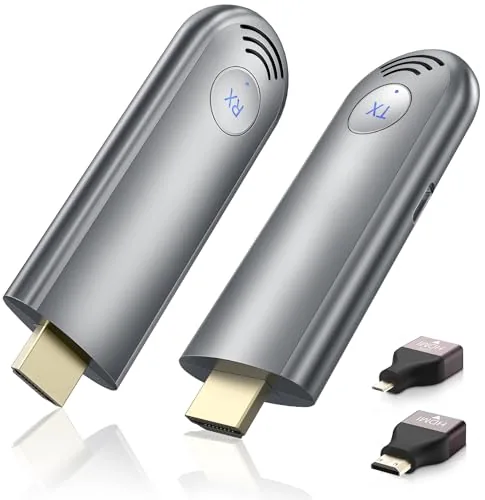 TPUFO Wireless HDMI Transmitter and Receiver, Plug & Play Portable 2.4G/5G Wireless HDMI Extender Review: Tested and Rated