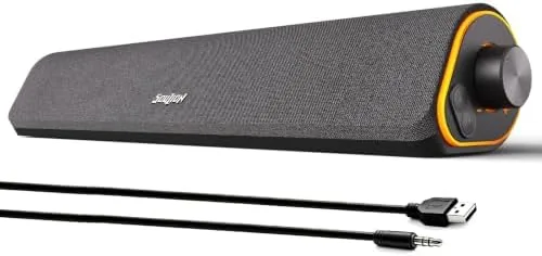 Overview of the SOULION Bluetooth Computer Speakers for Desktop Monitor PC USB Powered
