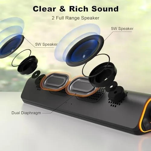Close look at the SOULION Bluetooth Computer Speakers for Desktop Monitor PC USB Powered build quality