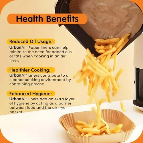 Testing the UrbanAir 6.5-Inch Square Air Fryer Paper Liners 125pcs for Easy over two weeks