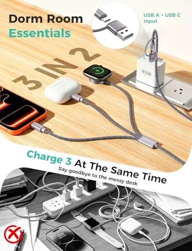 Close look at the 2026 Travel Essentials for Apple Watch Charger,Cruise Vacation Camping Essentials,iPhone build quality