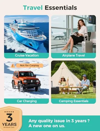 The 2026 Travel Essentials for Apple Watch Charger,Cruise Vacation Camping Essentials,iPhone in real use