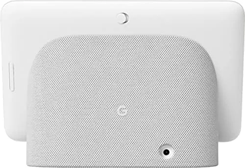 Smart home controls displayed on the Nest Hub screen