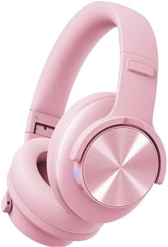 Overview of the Picun B8 Wireless Bluetooth Headphones, 120H Playtime, 3EQ Modes, Pink