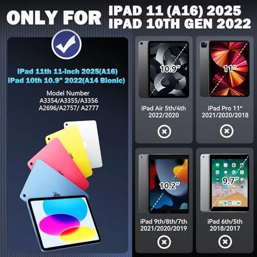 Close look at the Grifobes for iPad A16 Case 11th Generation 11''/ iPad 10th build quality