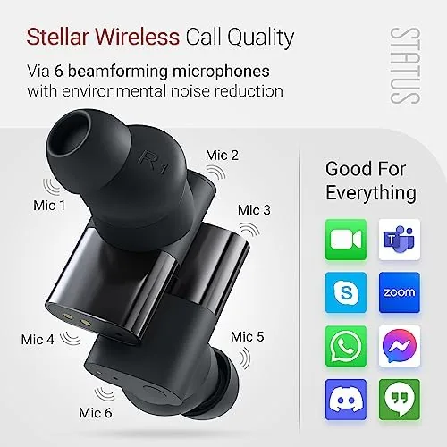 The Status Between 3ANC Onyx True Active Noise Cancelling Wireless Earbuds compared in context