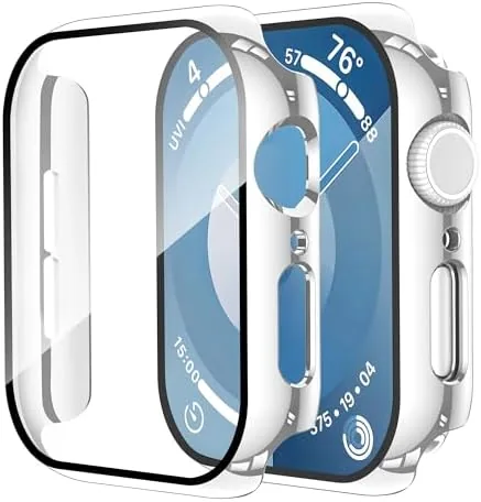 Overview of the Smiling 2 Pack Case Compatible with Apple Watch SE 3