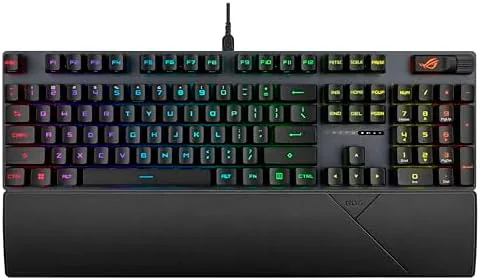 ASUS ROG Strix Scope II RX Red Review: Fast Optical Switches in a Damped Frame