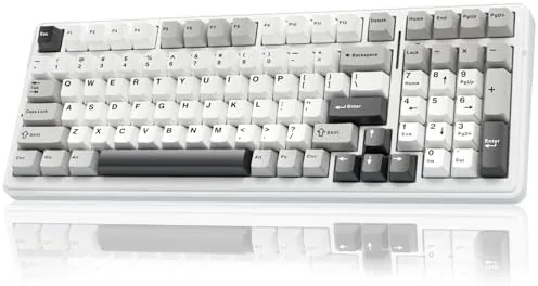 AULA F99 Wireless Mechanical Keyboard,Tri-Mode BT5.0/2.4GHz/USB-C Hot Swappable Custom Keyboard,Pre-lubed Linear Switches,RGB Backlit Computer Review: Tested and Rated