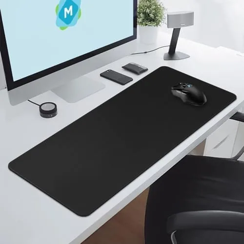 The DIGSOM Gaming Mouse Pad Black Keyboard Pad 31.5 x 11.8in in real use