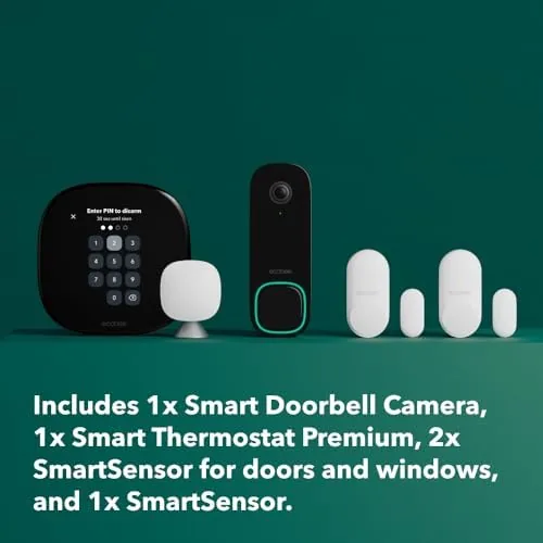 Close look at the ecobee Total Security and Savings Bundle with Smart Thermostat Premium build quality