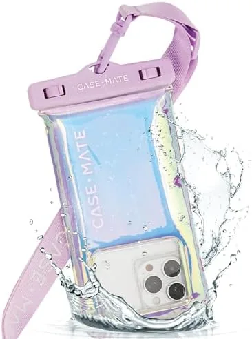 Case-Mate Soap Bubble IP68 Waterproof Phone Pouch - Iridescent | Touchscreen Floating Waterproof Phone Review: Tested and Rated