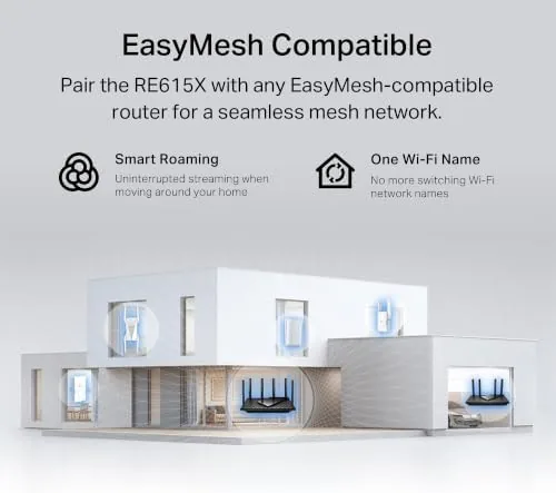 The TP-Link RE615X AX1800 WiFi 6 Range Extender w/Ethernet Port | in real use