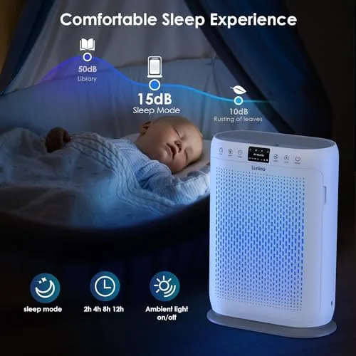 The LUNINO Air Purifiers for Home Large Room up to 2400sq.ft compared in context