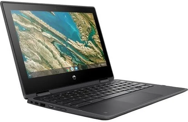 Detail shot of the HP Chromebook x360 11 G3 EE 11.6" Touchscreen 2 in features