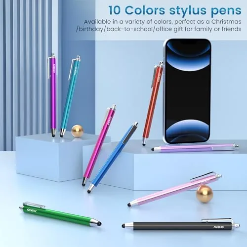 Testing the MEKO Stylus Pens for Touchscreens, 10 Pack Rubber Stylists Pens over two weeks