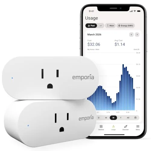 Overview of the Emporia Energy Monitoring Smart Plug, WiFi Smart Outlet Plug Works