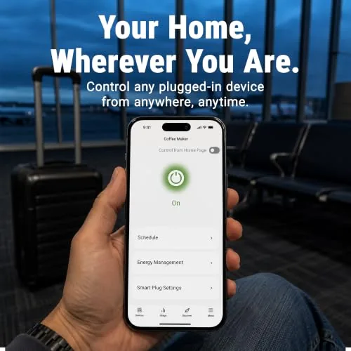 The Emporia Energy Monitoring Smart Plug, WiFi Smart Outlet Plug Works in real use