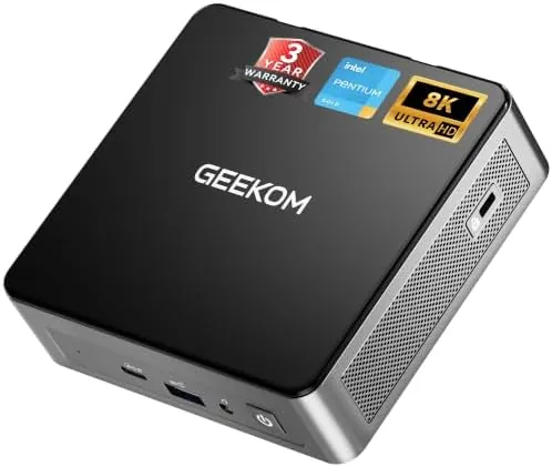 Overview of the GEEKOM Air12 Mini PC, Intel 7505, 8GB Dual-Slot Upgradeable RAM