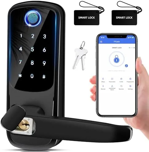 Smart Door Lock With Handle Review: Fingerprint Entry Meets Keyless Convenience