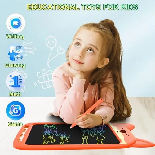Close look at the Fox LCD Writing Tablet for Kids, Coloring Drawing Pad, 10 build quality