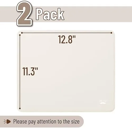 Close look at the Mr. Pen 2 Pack Beige Gaming Mouse Pads - 12.8"x11.3" build quality