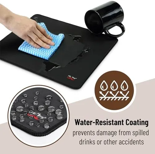 The Mr. Pen 2 Pack Beige Gaming Mouse Pads - 12.8"x11.3" compared in context