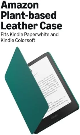 Amazon Plant-Based Leather Kindle Case Review: A Sustainable Cover for Paperwhite and Colorsoft