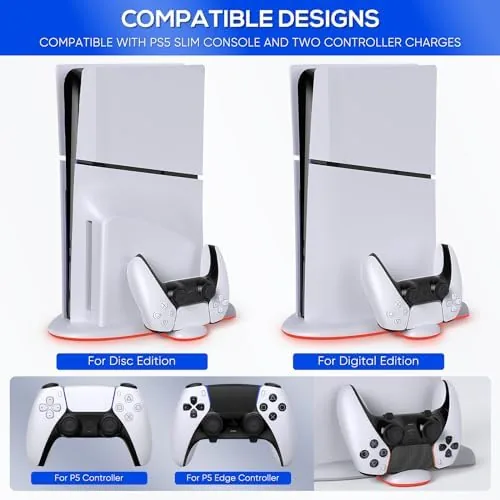 The FASTSNAIL dock beside a plain vertical stand and a separate charger