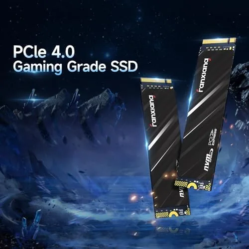 The Fanxiang 1TB NVMe SSD PCIe Gen4 M.2 Internal Gaming SSD in real use