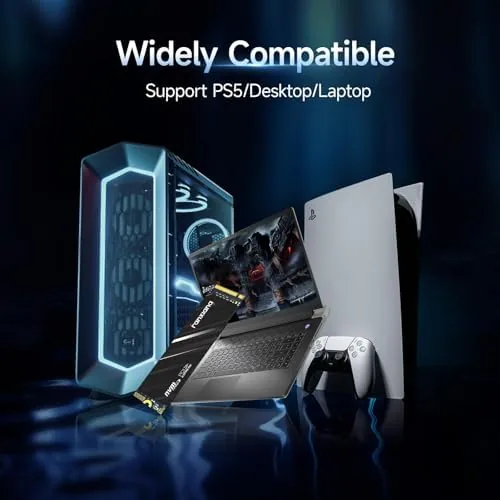 The Fanxiang 1TB NVMe SSD PCIe Gen4 M.2 Internal Gaming SSD compared in context