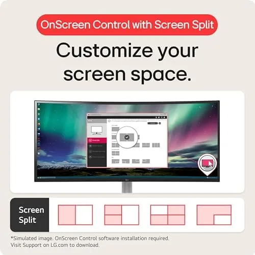 OnScreen Control utility showing picture adjustment options