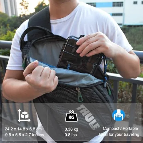 The Lekufee Travel Waterproof Hard Case Compatible with DJI Osmo Pocket in real use