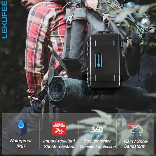 Another view of the Lekufee Travel Waterproof Hard Case Compatible with DJI Osmo Pocket