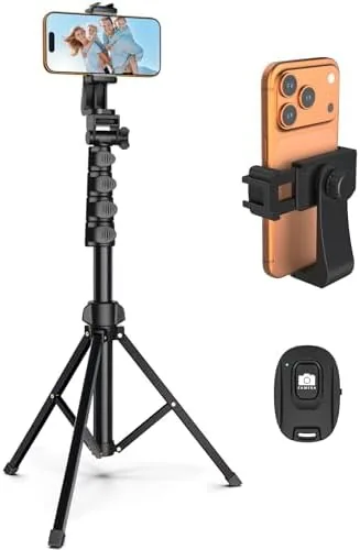 Liphisy 64" Tripod for Cell Phone & Camera with Remote and Phone Holder | Review: Tested and Rated